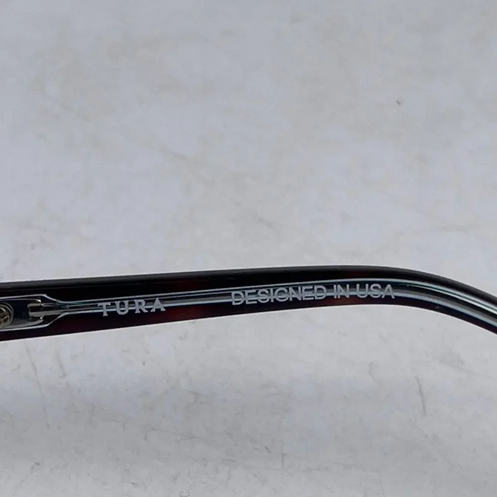 Tura R577 TOR Women's Eyeglasses Frame Black Blue‎ Plastic Full Rim 50-15-135mm